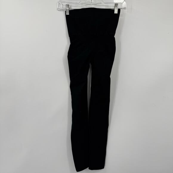 Spanx Size Look At Me Now Seamless Leggings Very Black Ankle 25" Inseam xl - Picture 7 of 7